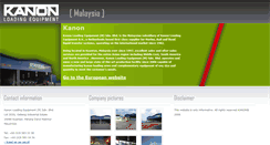Desktop Screenshot of kanon.com.my